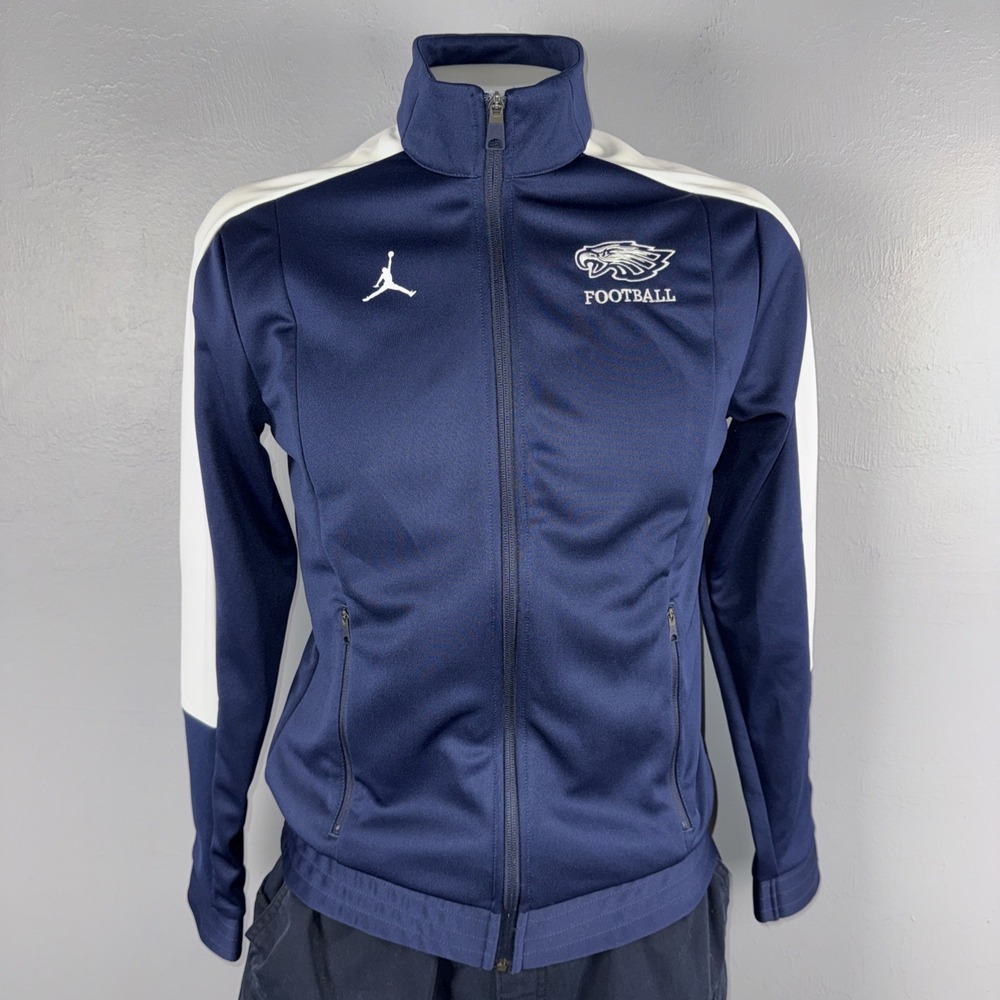 Jordan Track Jacket Men's M  Navy White Philadelphia Eagles Football Warm-Up NEW
